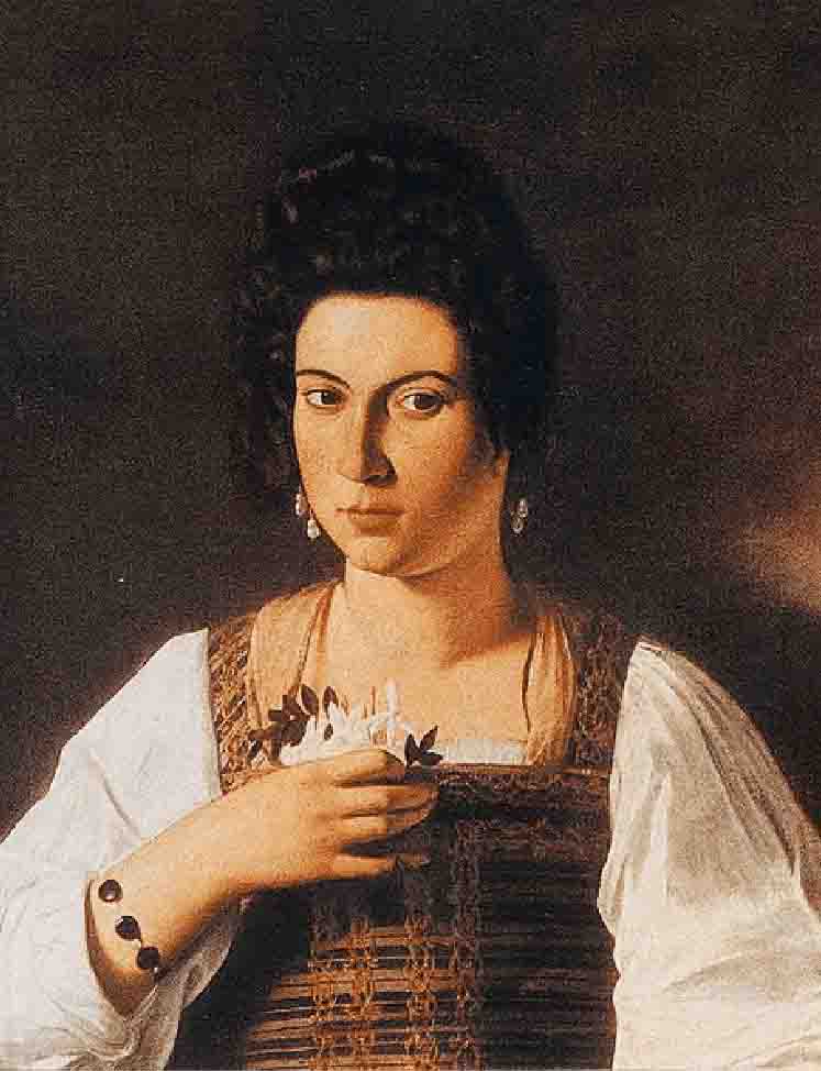 Portrait of a Courtesan by Michelangelo Merisi da Caravaggio