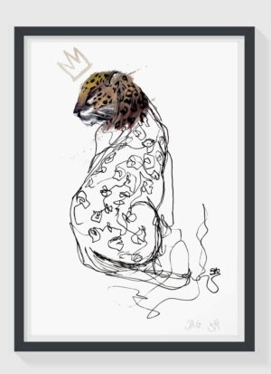 Jag A2 Hand Finished Giclee Art Print by Sophie Mills-Thomas