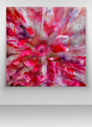 I just want to bloom Expressive Abstract Original Art by Helen Lack