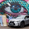 The offending Lexus campaign featuring unauthorised usage of a mural by My Dog Sighs and SNUB23