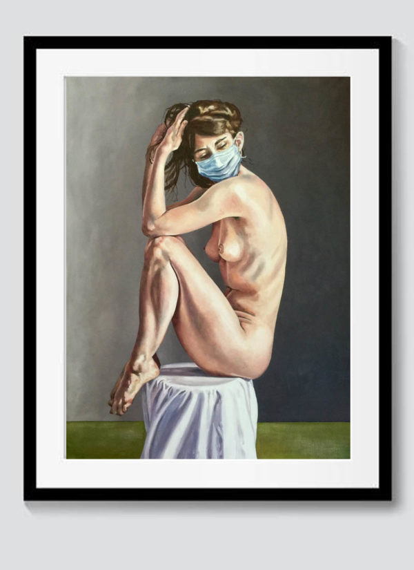 The Nude Normal: Female No.2 Figurative Fine Art Print by Louise Bird