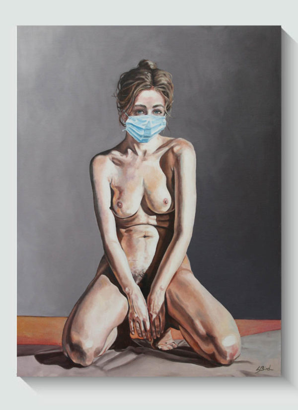 The Nude Normal: Female No.1 Figurative Oil Painting by Louise Bird