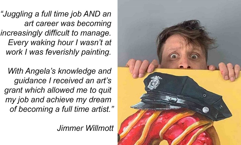 With help and guidance from Articulate Sage, Jimmer has now become a fulltime artist