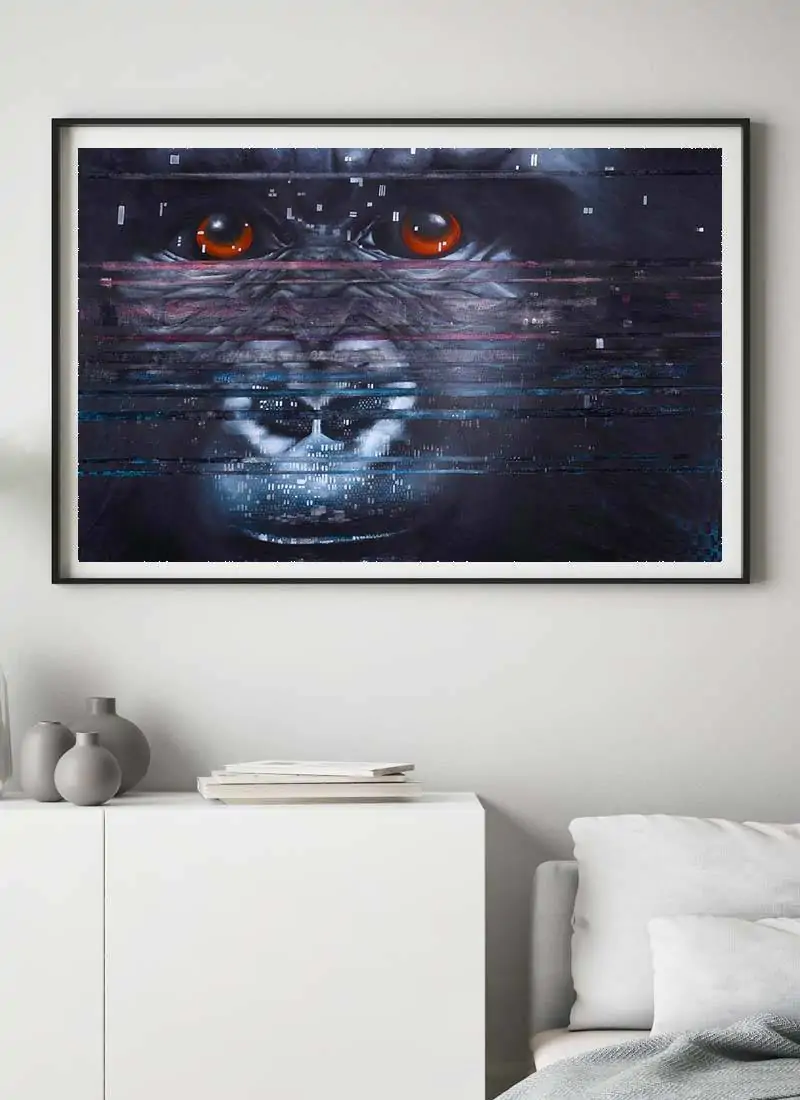 Interference Mountain Gorilla Giclee Print