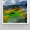 Blueberry Hills abstract landscape signed giclee art print