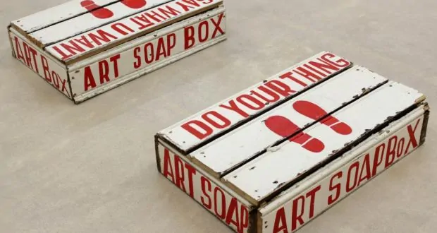 Bob & Roberta Smith's soapbox art