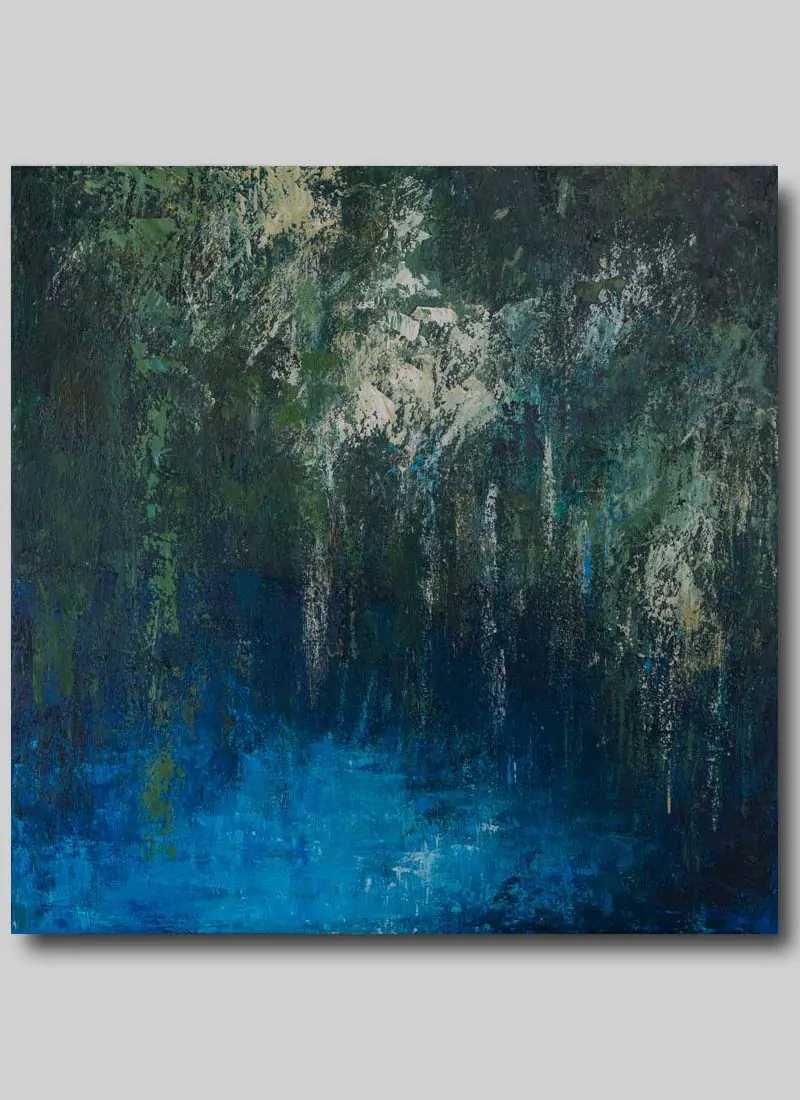 Hidden original abstract art painting