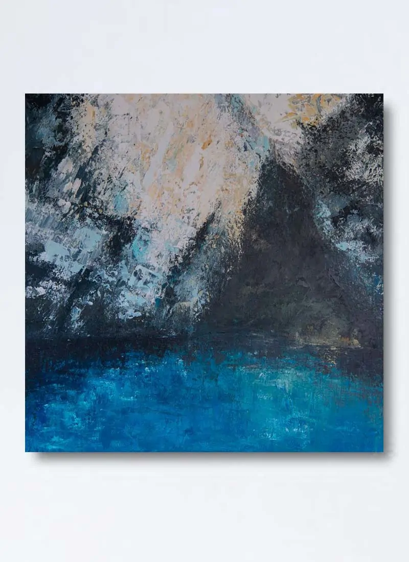 The Light original abstract signed painting