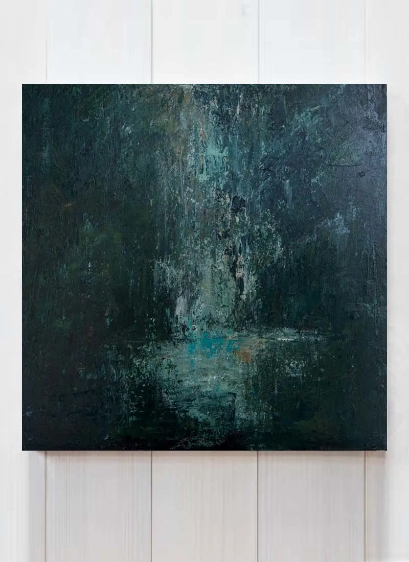 Journey original abstract art painting by Fiona McLauchlan-Hyde