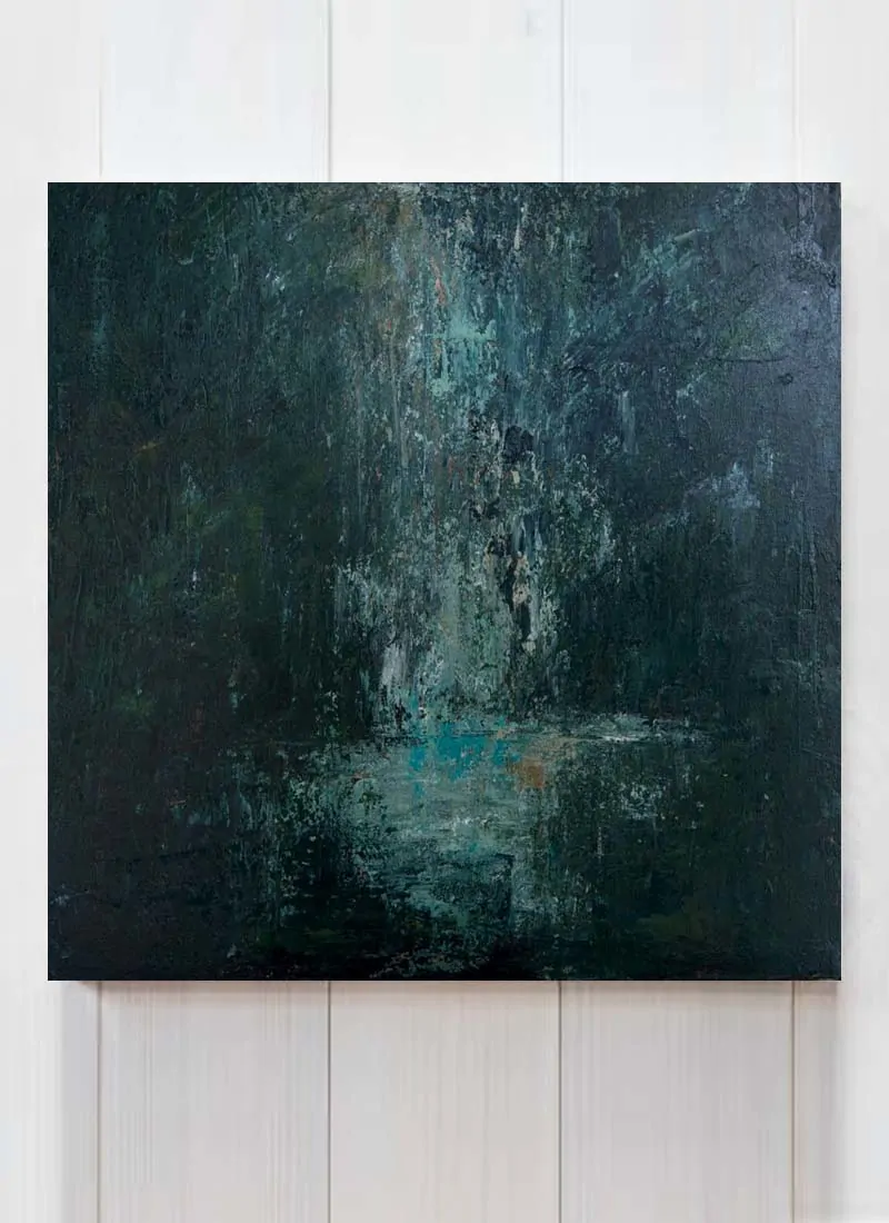 Journey original abstract art painting by Fiona McLauchlan-Hyde