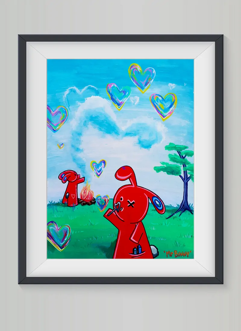 'Pretty Bubble Love' - Giclee Art Print
