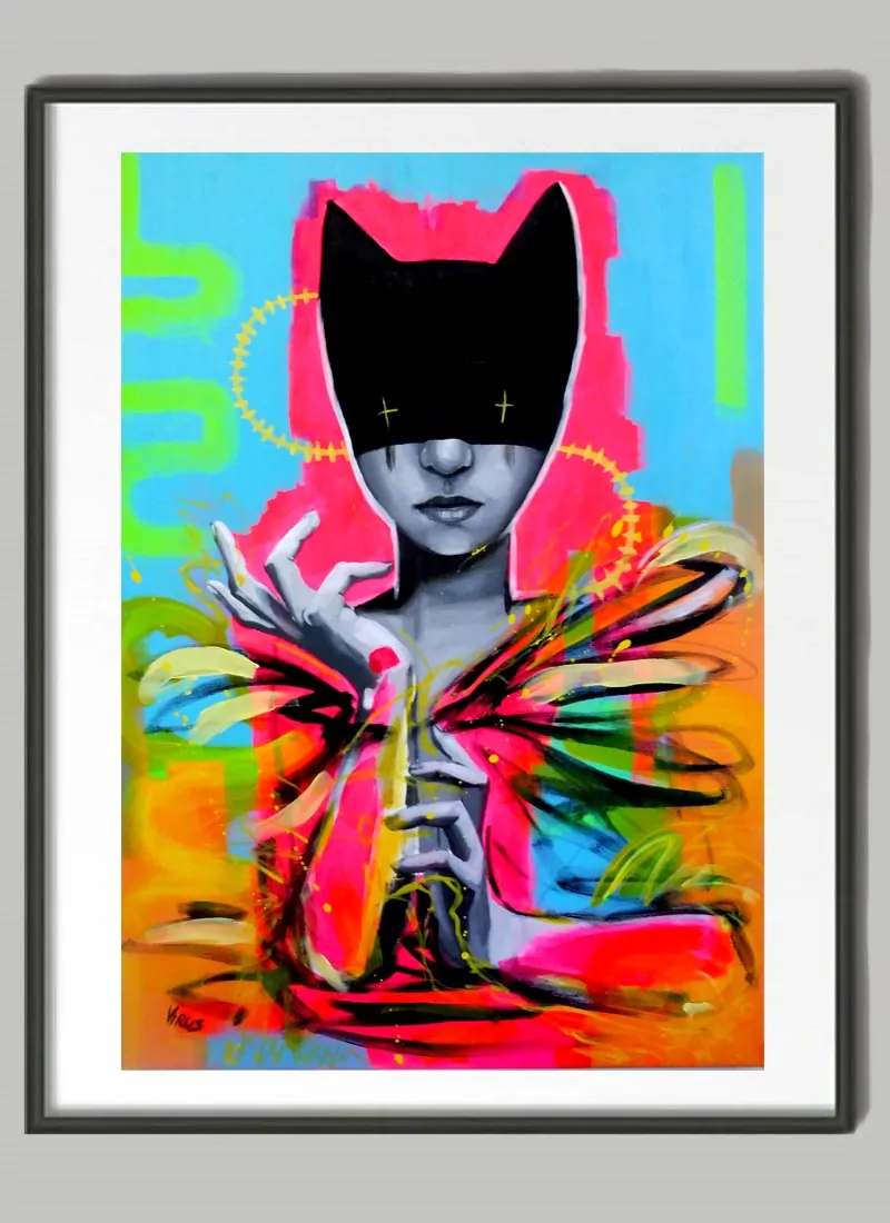 The Magician by Virus female portrait art print