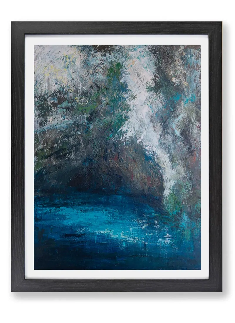 limni by Fiona McLauchlan-Hyde modern abstract landscape art print