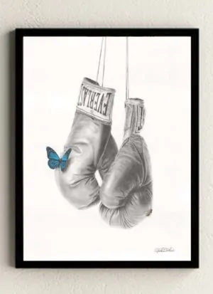 'Sting Like A Bee' giclee fine art print by Raffaella Bertolini