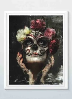Out of the darkness 2 fine art portrait print by Caroline Reed
