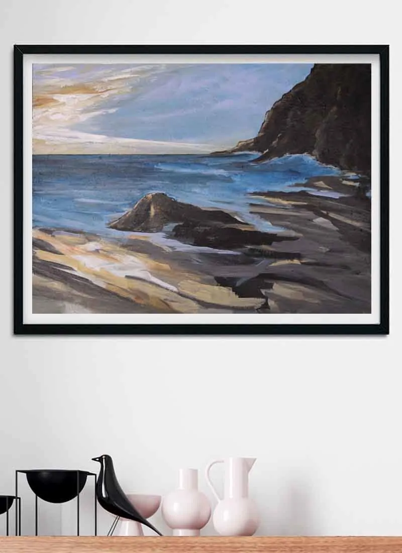 'Solitude' - Abstract Seascape Print