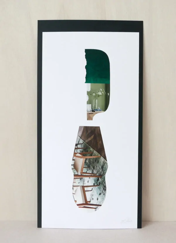 Tribe original fine art collage by James Ellis