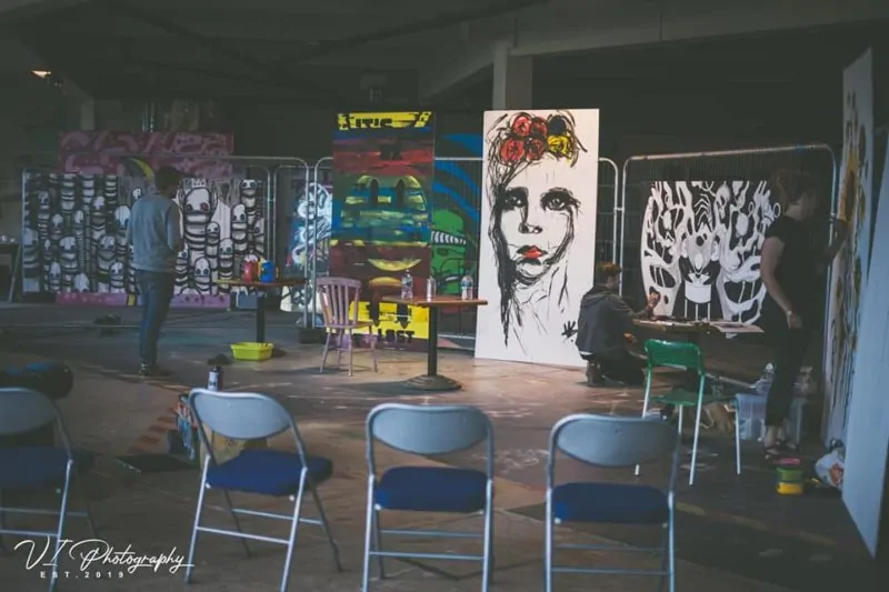 Korpfest, for the first time, hosted 5 artists as part of the Unity Paint Jam