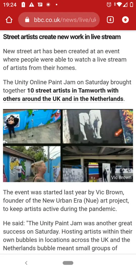The successful Unity Paint Jam event was picked up by the BBC