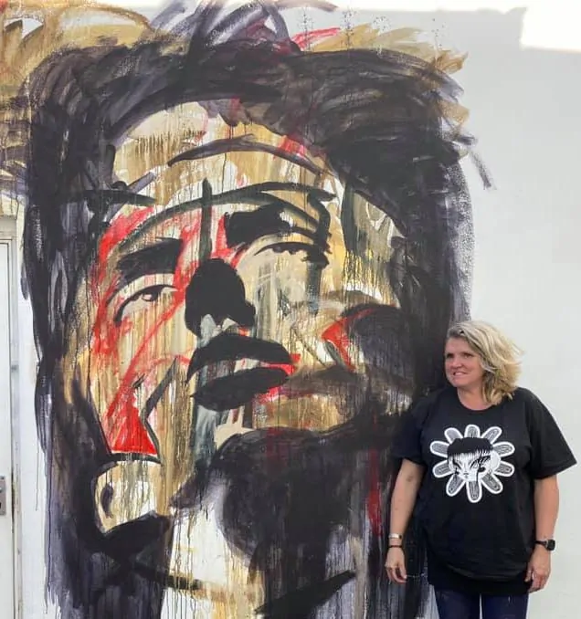 Artist Donna Poingdestre, more famed for her large scale work, set herself a 100 day challenge of left handed sketches