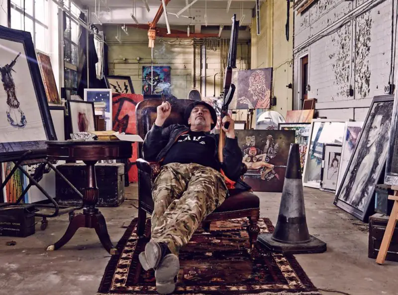 Andy Link aka AK47 the man behind 'The Banksy Job' is set to reveal a new body work at Graffik Gallery in London