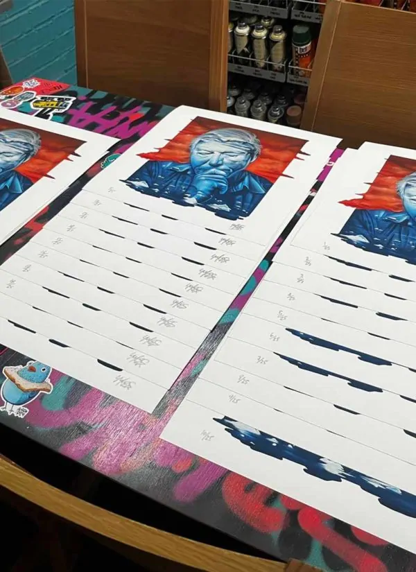 David's Climate Change all signed and numbered