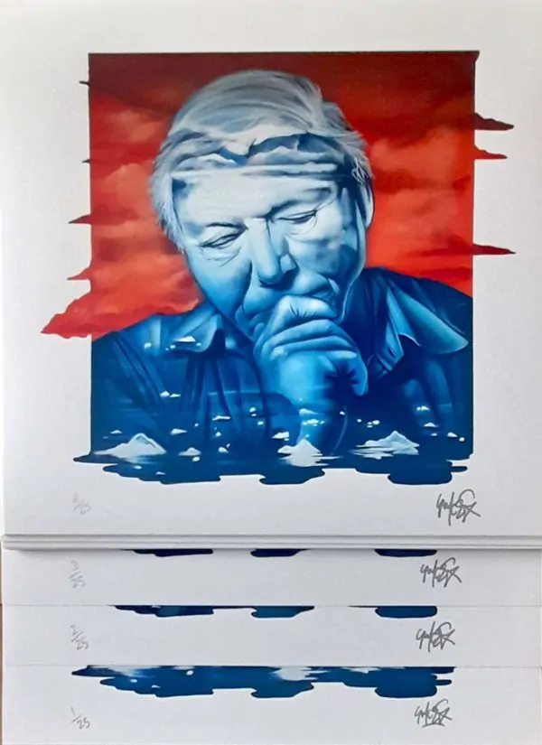 Each of the 25 prints is signed and numbered by Nathan NYCES Murdoch