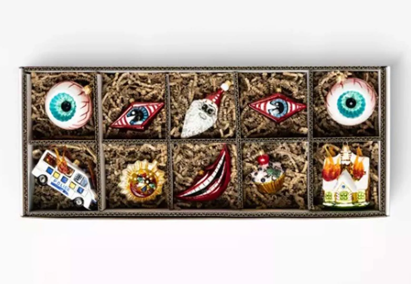 Paul Insect launches his ltd ed box set of 10 Christmas tree baubles